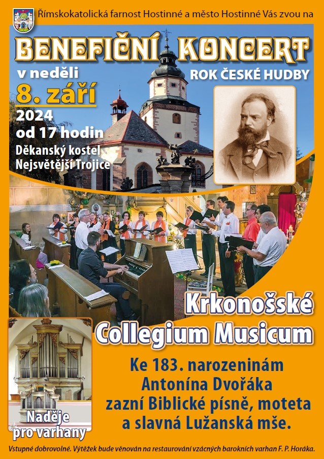 Koncert 8. září 2024 Krkonošské Collegium Musicum